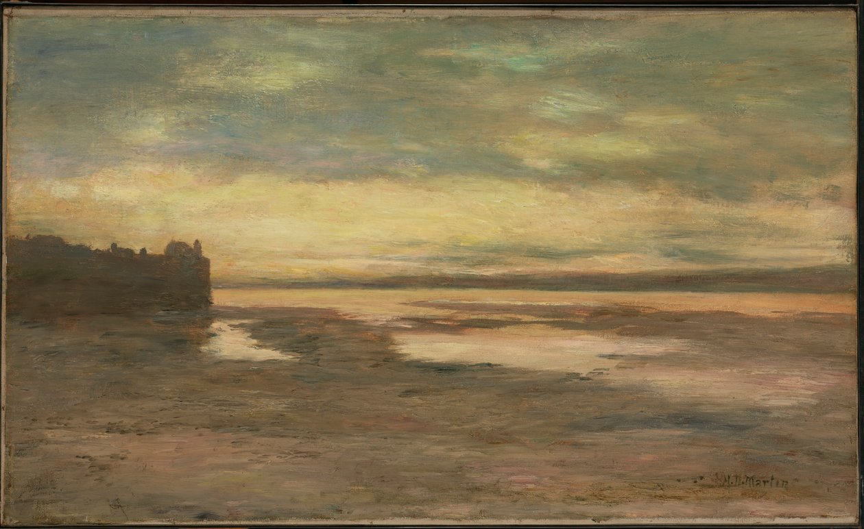 Abend auf der Themse von Homer Dodge Martin