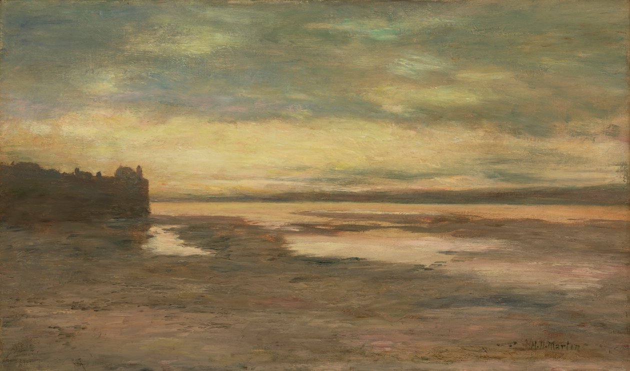 Abend an der Themse von Homer Dodge Martin