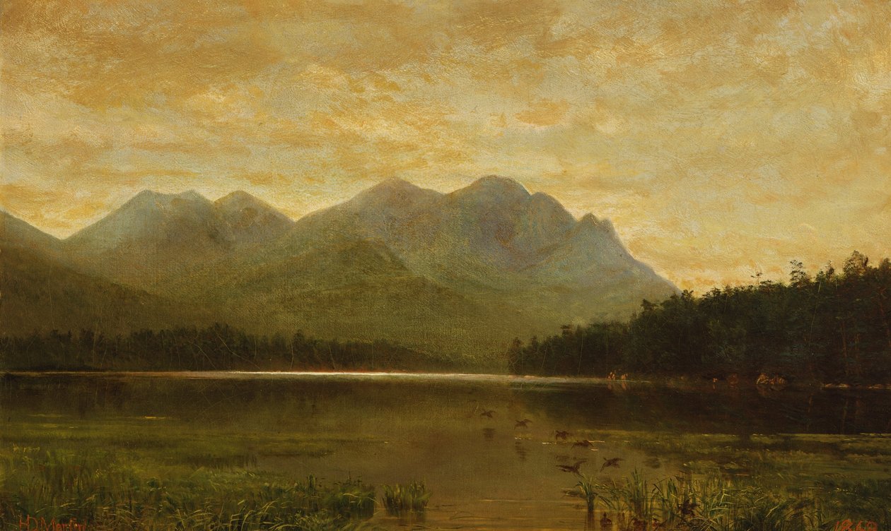 Oberer Ausable-See von Homer Dodge Martin