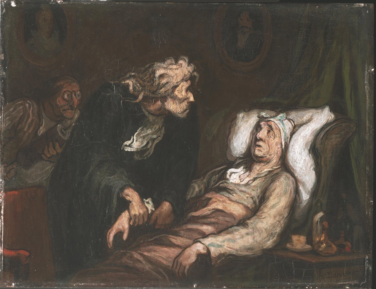 Der eingebildete Kranke von Honoré Daumier