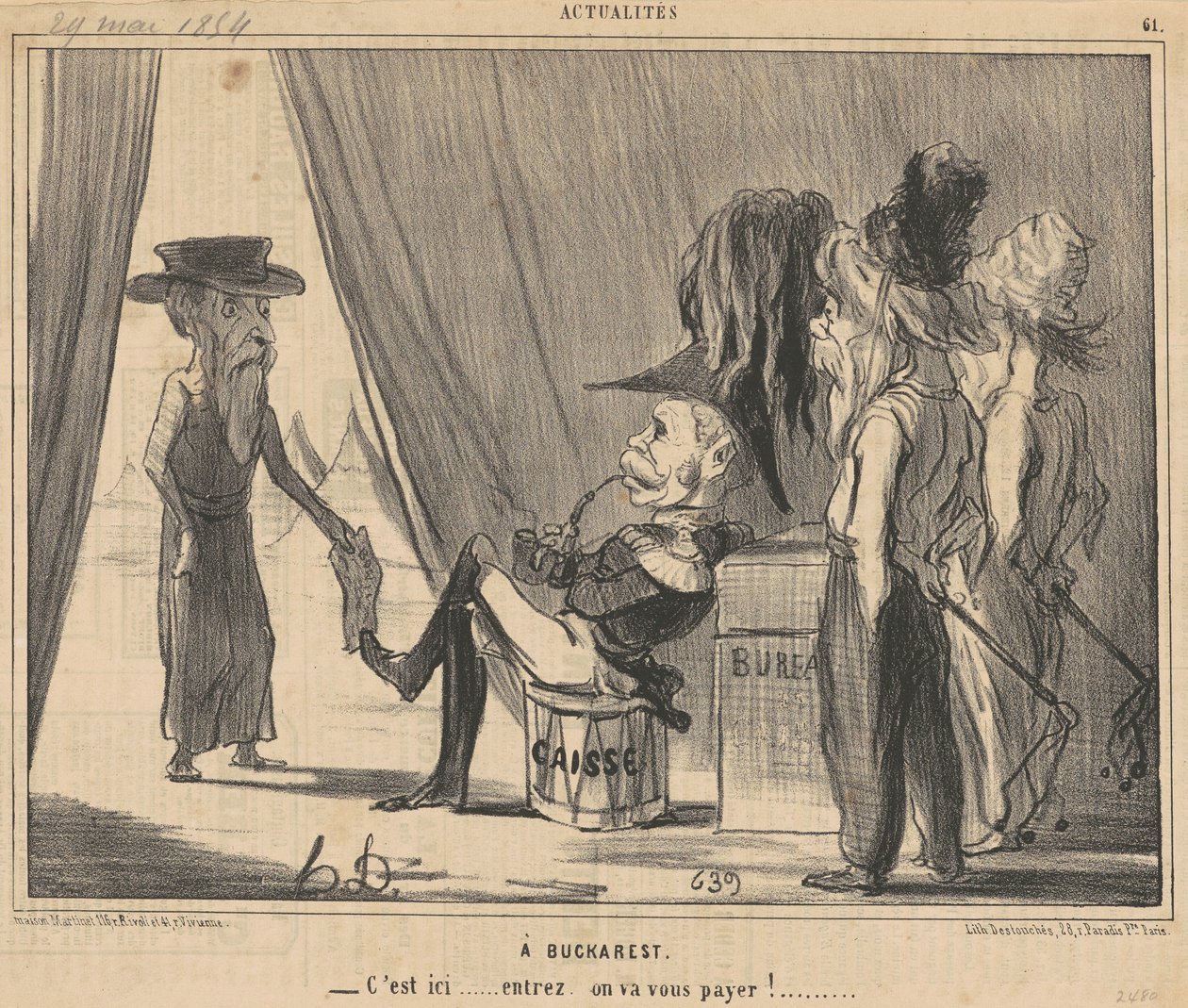 In Bukarest von Honoré Daumier