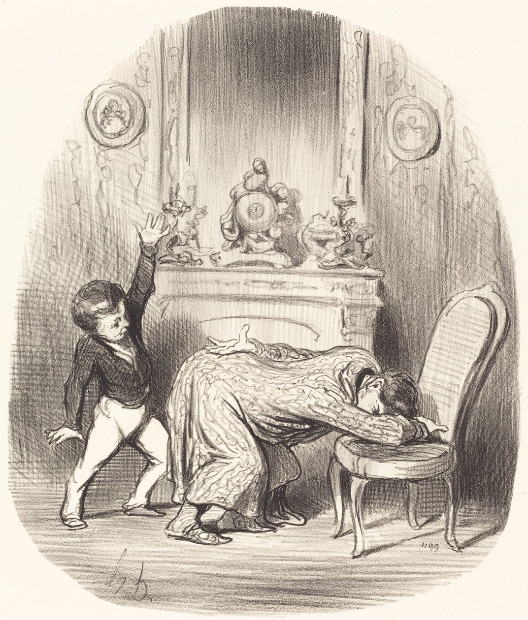 Nach dem Vorbild von Heinrich IV. von Honoré Daumier