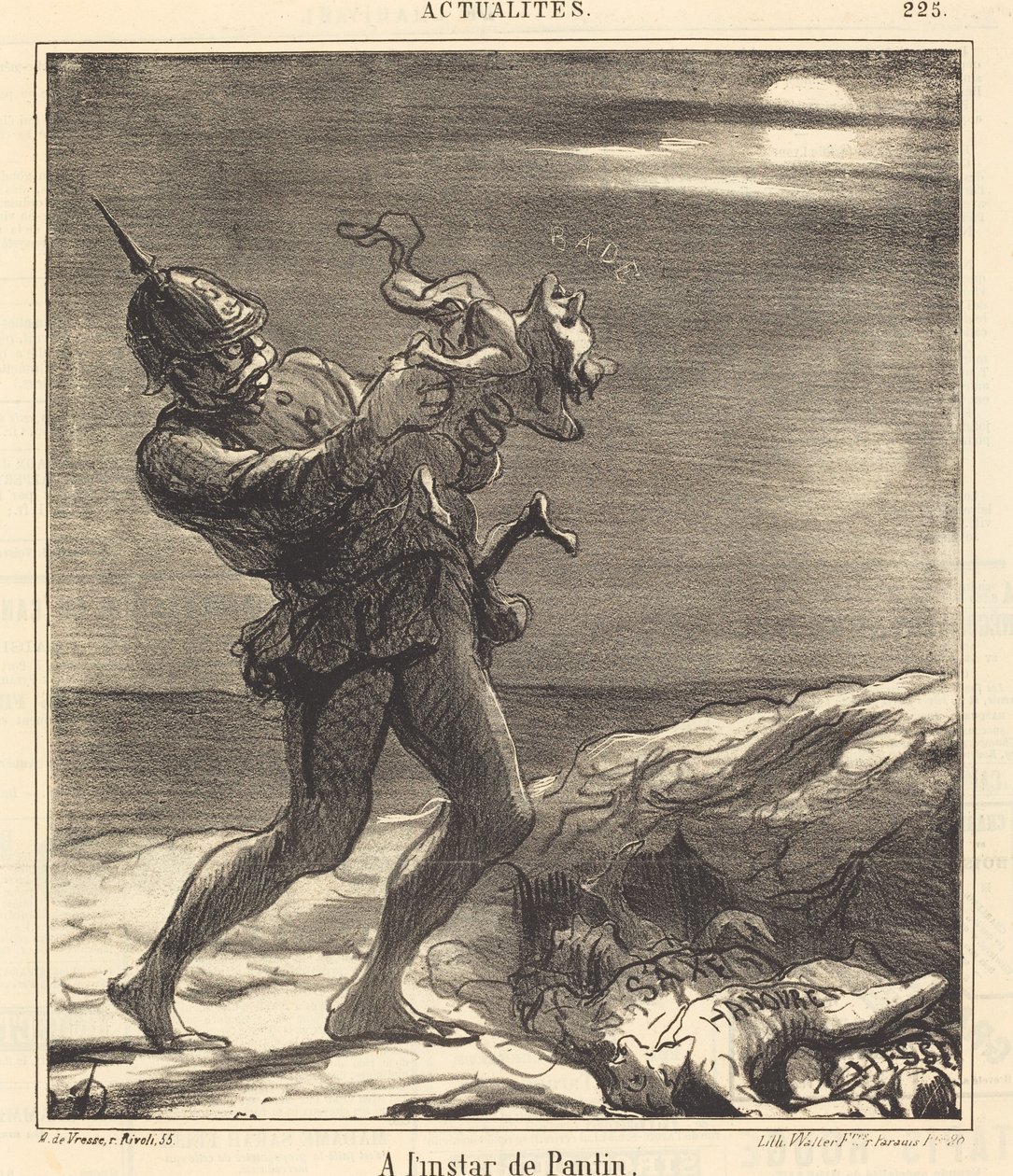 Nach dem Vorbild von Pantin von Honoré Daumier