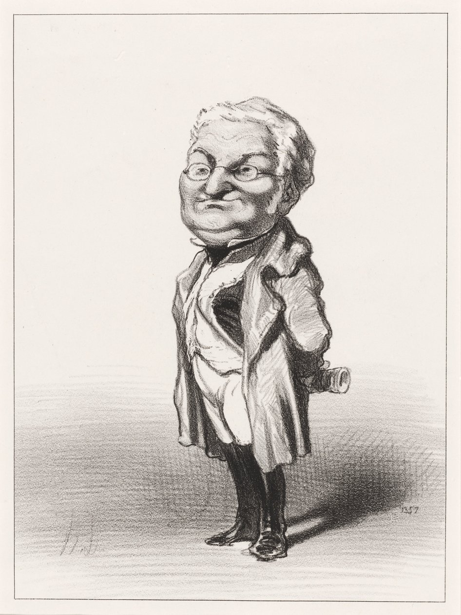Adolphe Thiers von Honoré Daumier