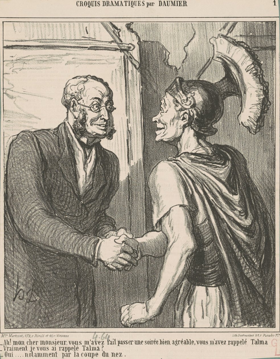Ah! Mein lieber Herr, Sie haben ... von Honoré Daumier