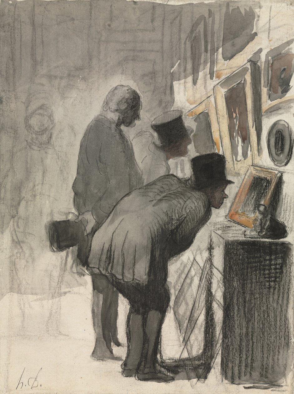Kunstliebhaber von Honoré Daumier