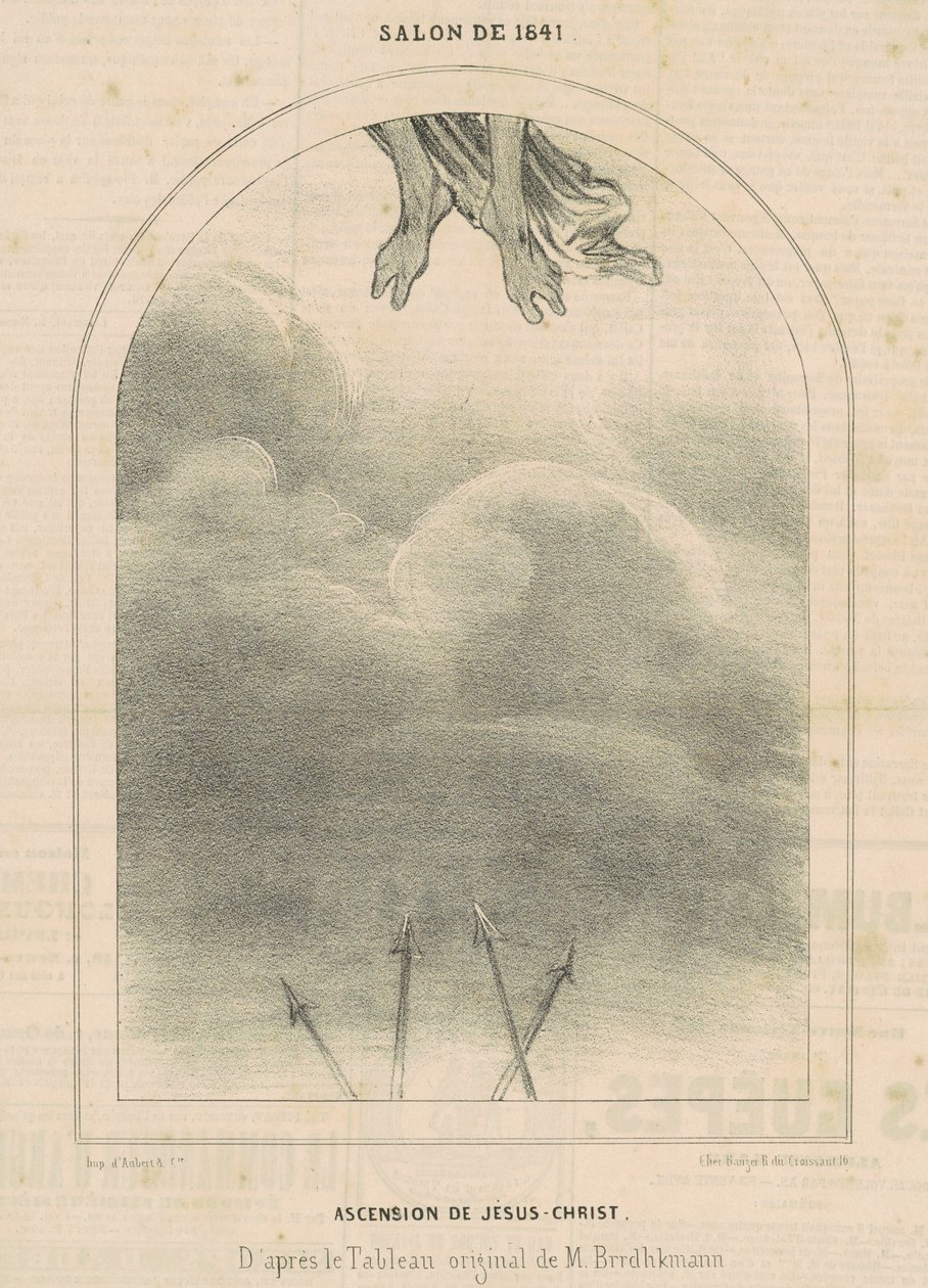 Himmelfahrt Jesu Christi von Honoré Daumier