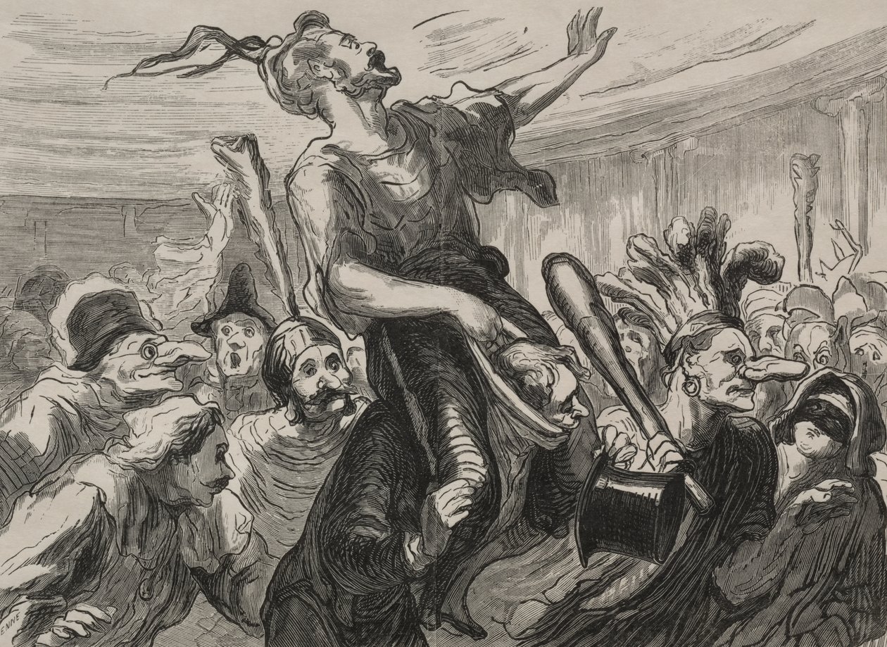 Opernball: Es lebe der Flambard von Honoré Daumier
