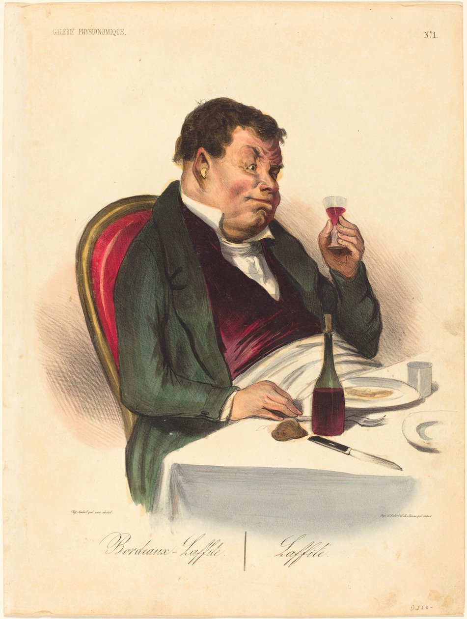 Bordeaux-Laffite von Honoré Daumier