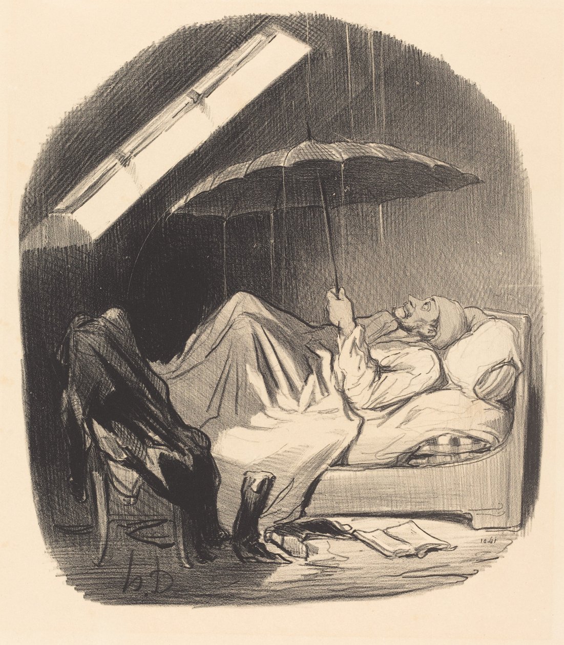 Räuber des Eigentümers von Honoré Daumier