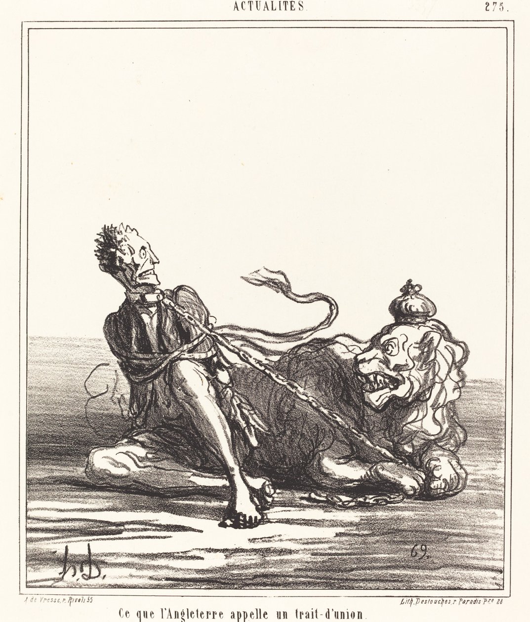 Was England eine Bindestrich nennt von Honoré Daumier