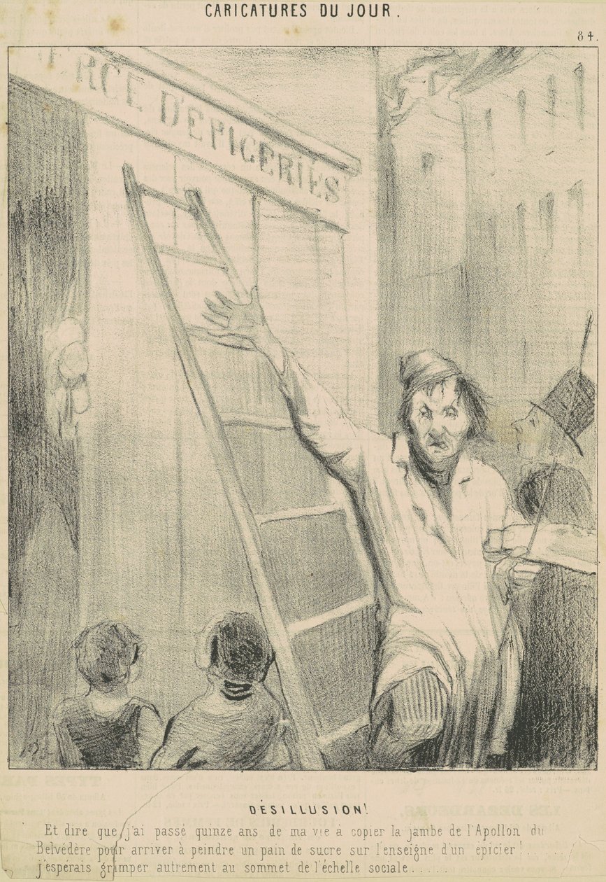 Desillusion! von Honoré Daumier