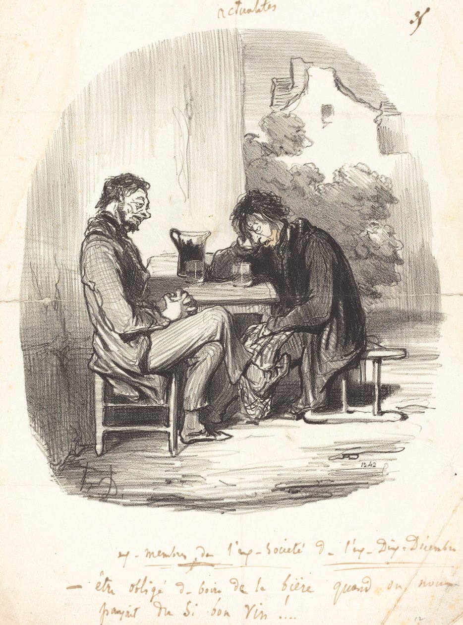 Ehemalige Mitglieder der ehemaligen Gesellschaft des ehemaligen Zehnten Dezember von Honoré Daumier