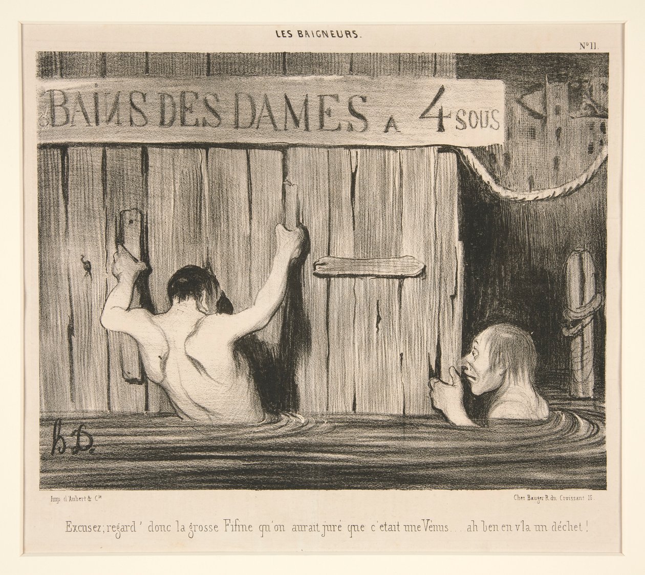 Entschuldigen Sie; Blick von Honoré Daumier