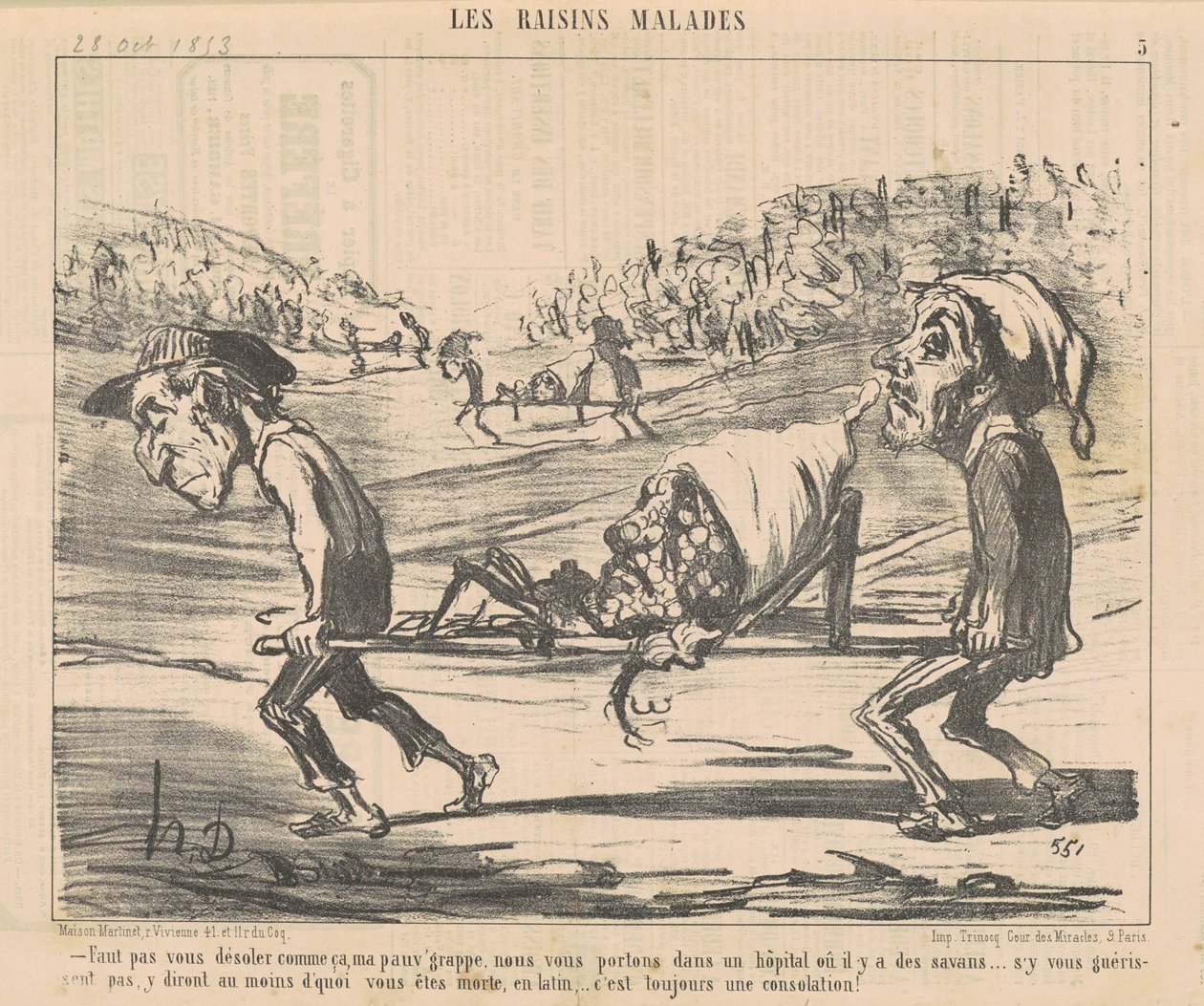 Man darf sich nicht so aufregen... von Honoré Daumier