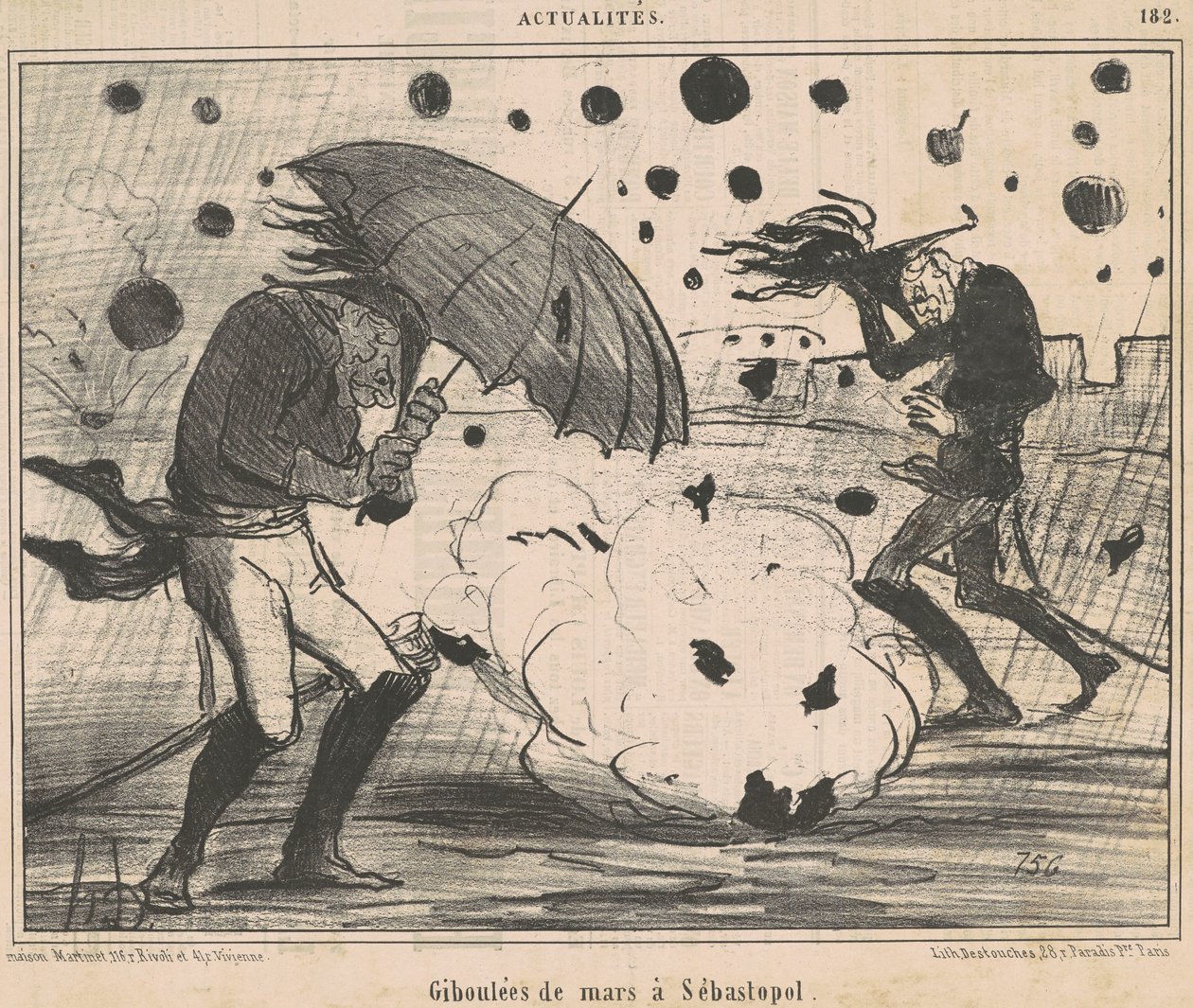 Märzschauer in Sebastopol von Honoré Daumier