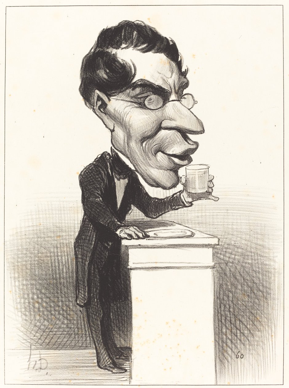 H.M. Augustin Corne von Honoré Daumier
