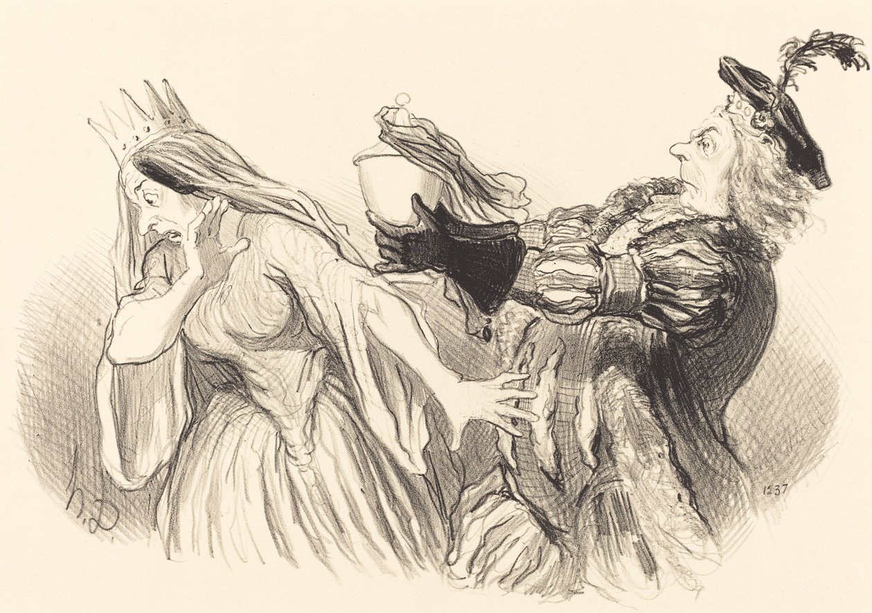 Hamlet von Honoré Daumier