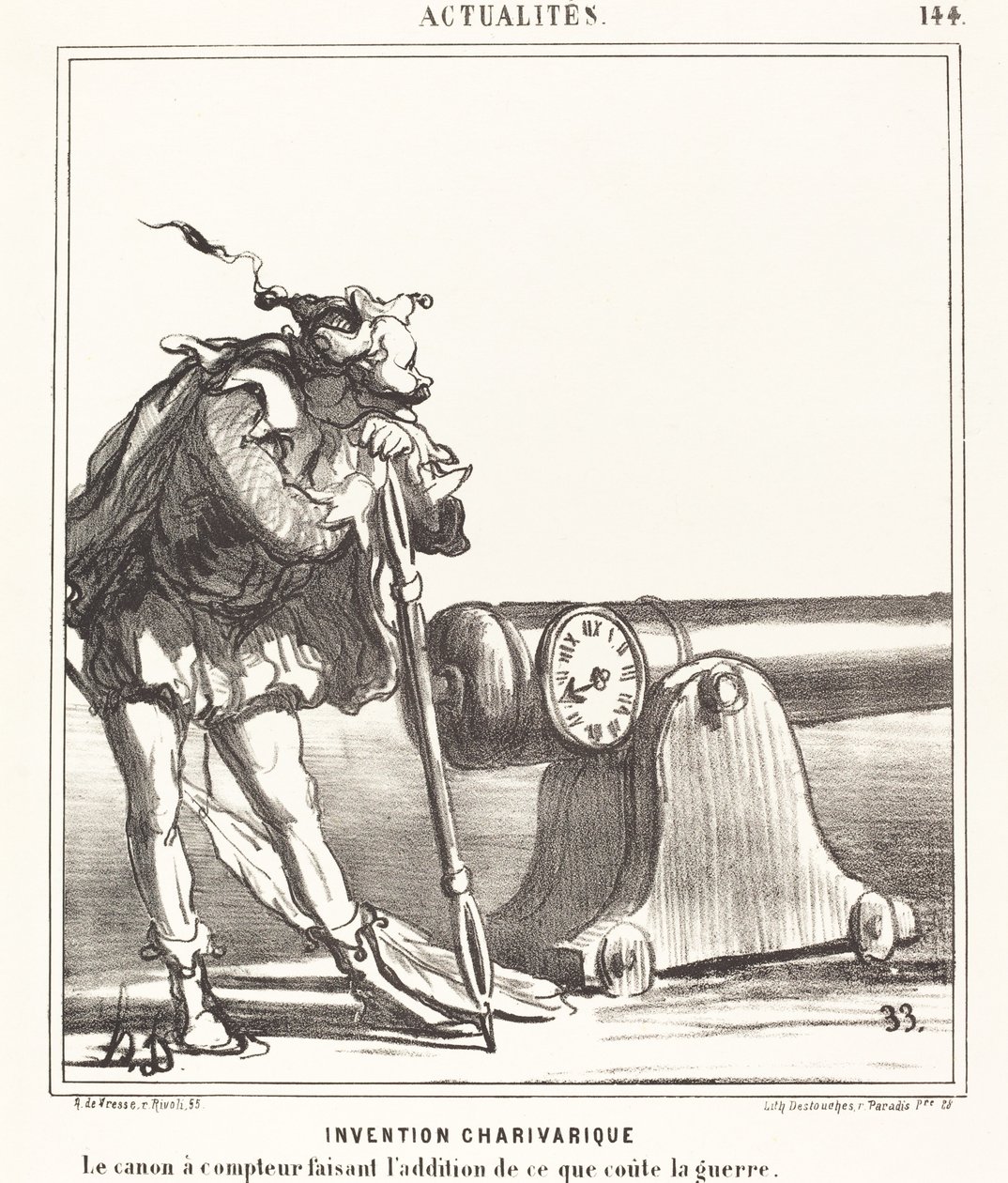 Charivari-Erfindung von Honoré Daumier