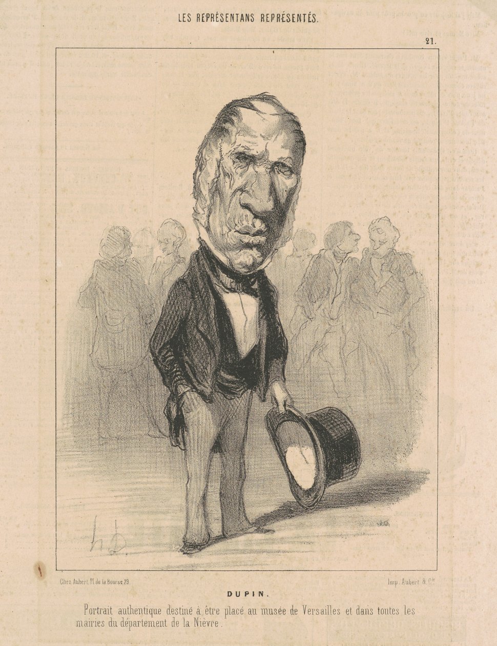 J. Jacques Dupin von Honoré Daumier