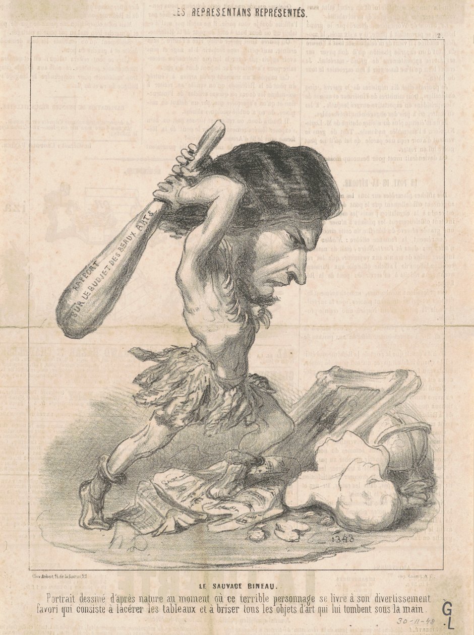 J. Martial Bineau (2. Platte) von Honoré Daumier