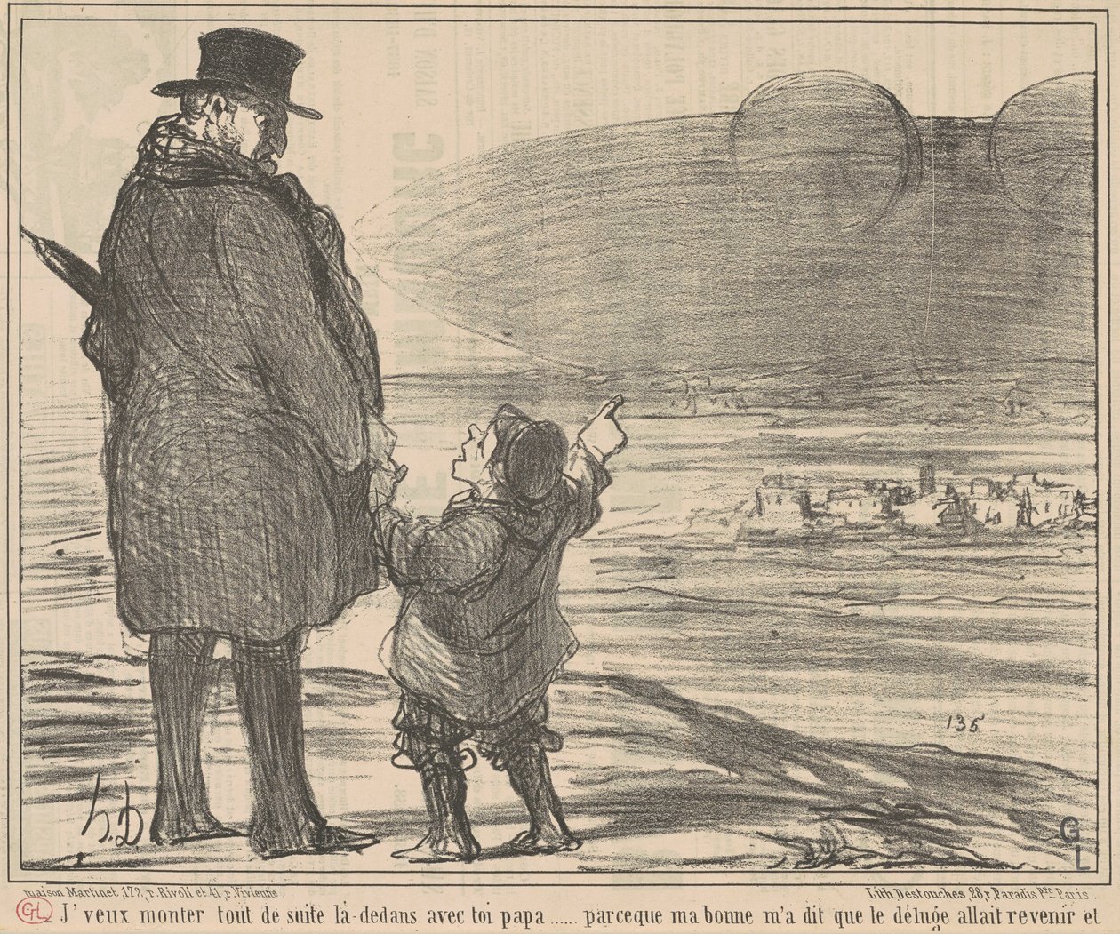 Ich will sofort da rein ... von Honoré Daumier