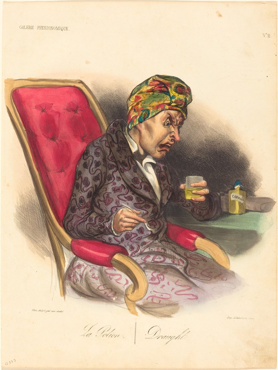 Der Trank von Honoré Daumier