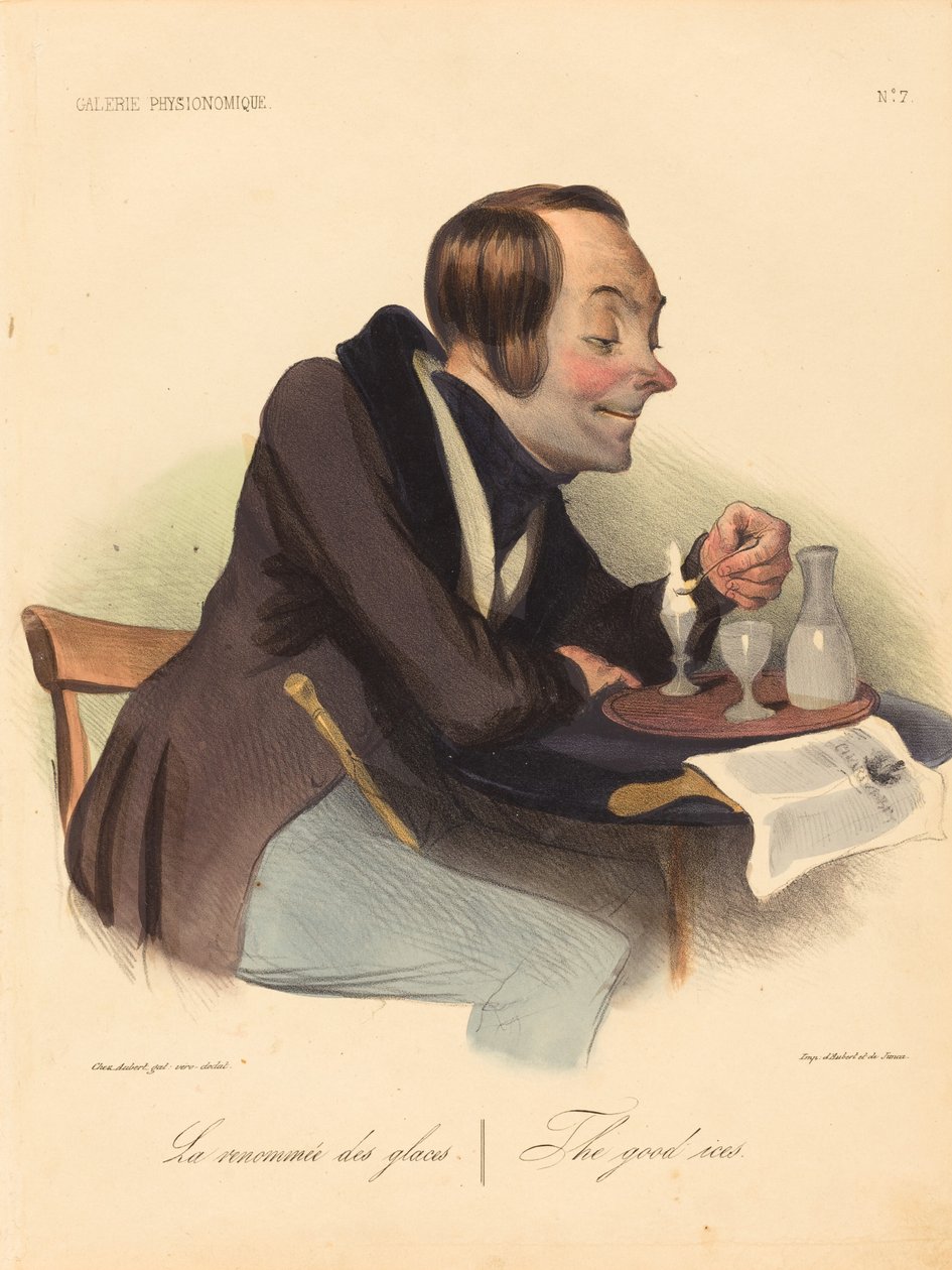 Der Ruhm des Eises von Honoré Daumier