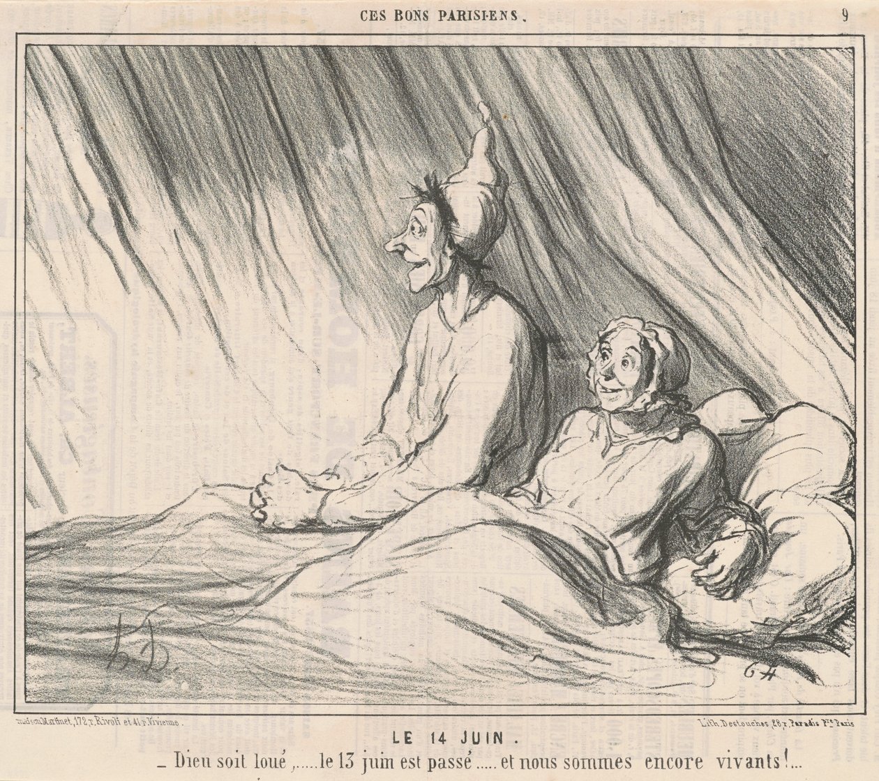 Der 14. Juni von Honoré Daumier