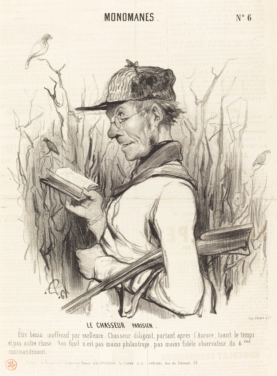 Der Pariser Jäger von Honoré Daumier
