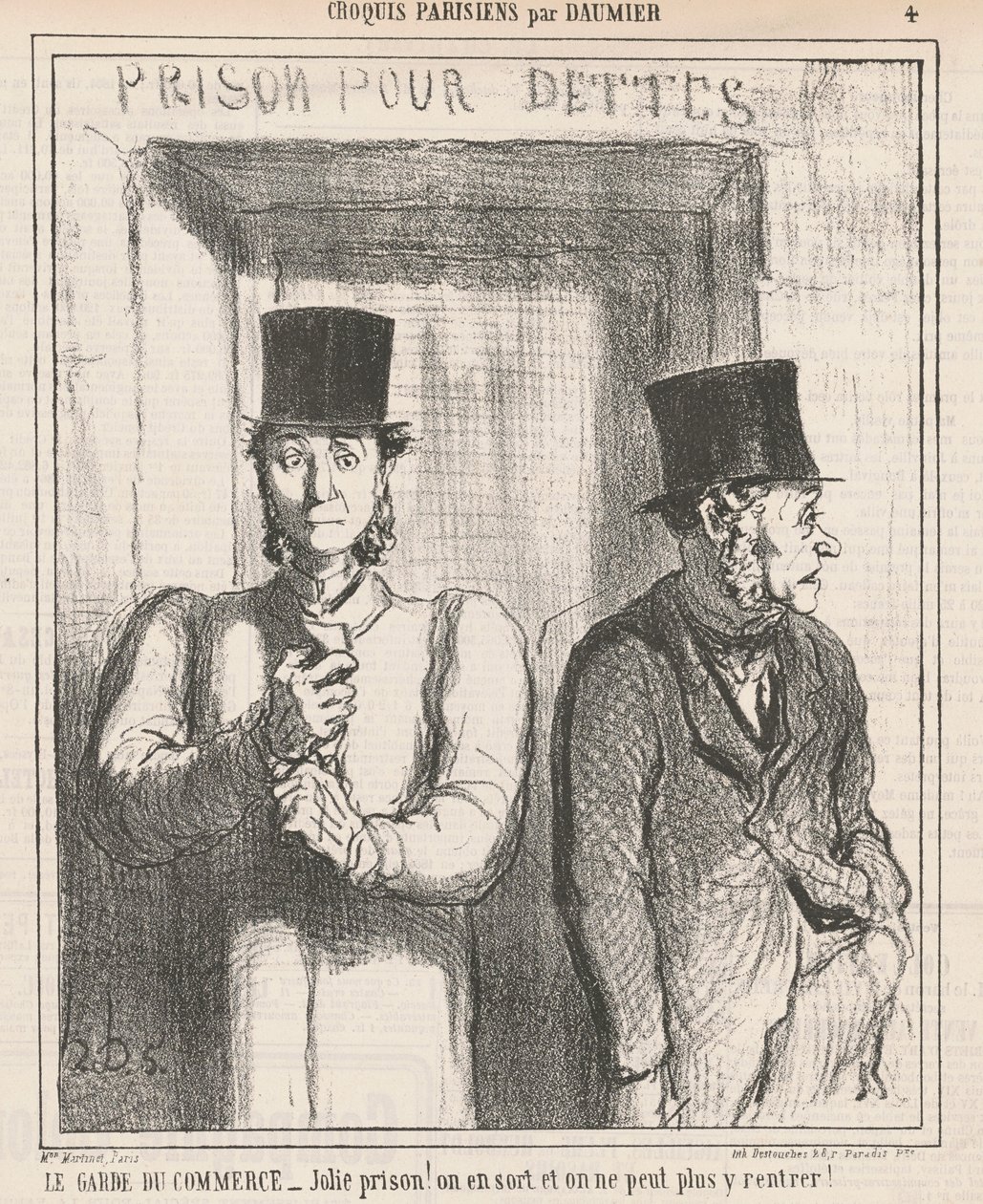 Der Handelswächter von Honoré Daumier