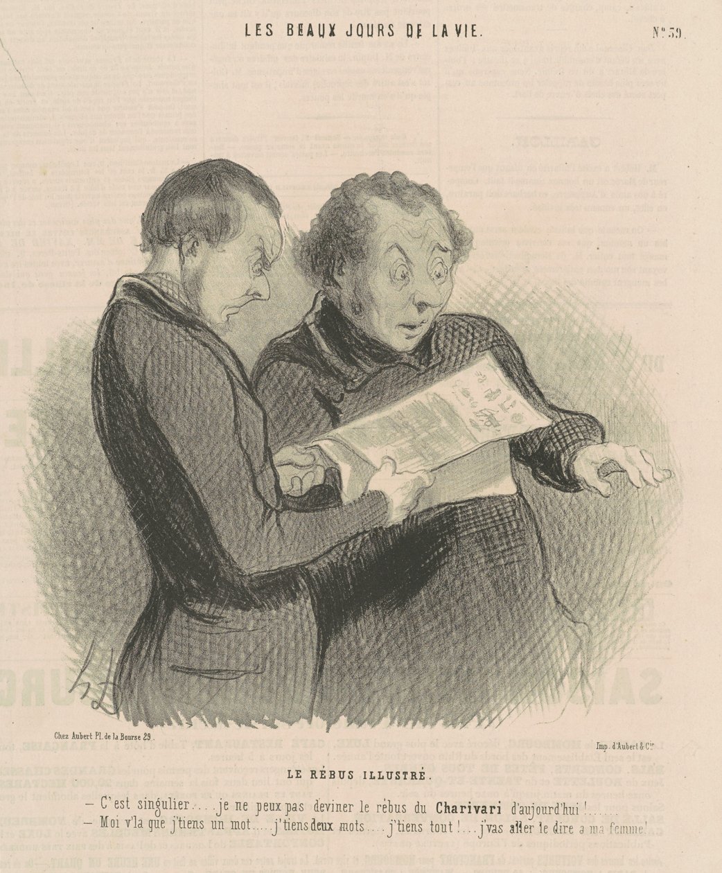 Das illustrierte Rätsel von Honoré Daumier