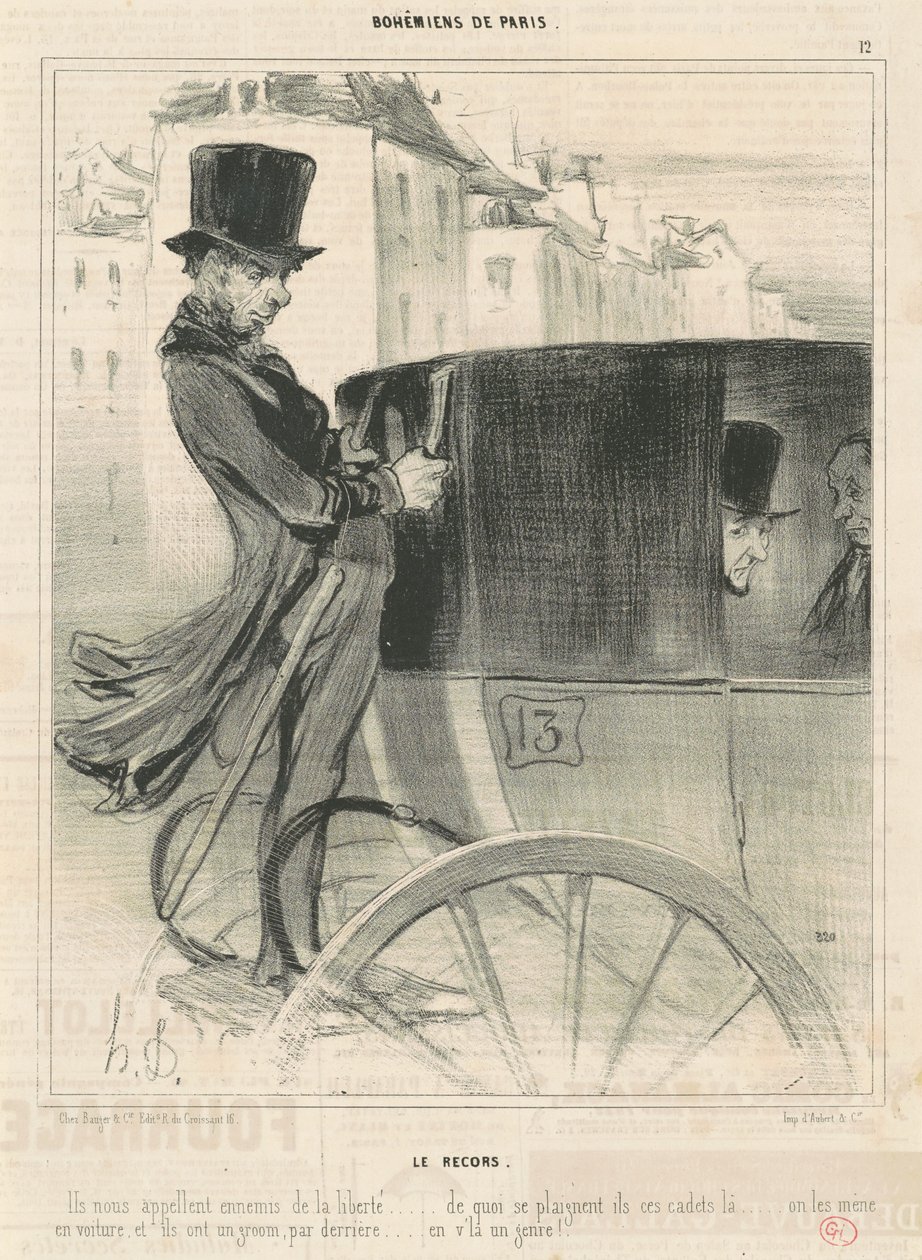 Der Gerichtsvollzieher von Honoré Daumier