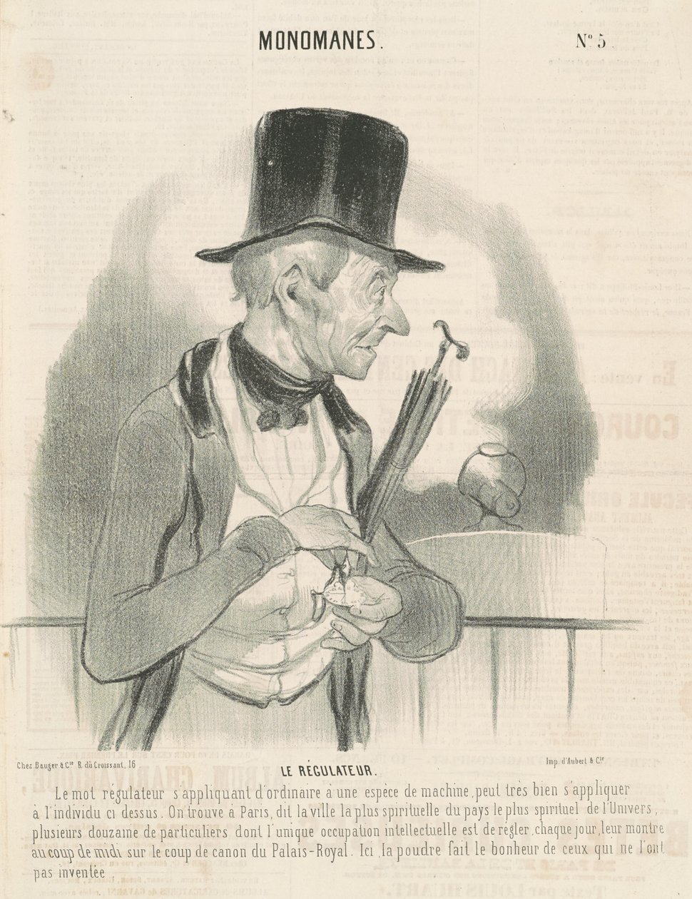 Der Regulator von Honoré Daumier