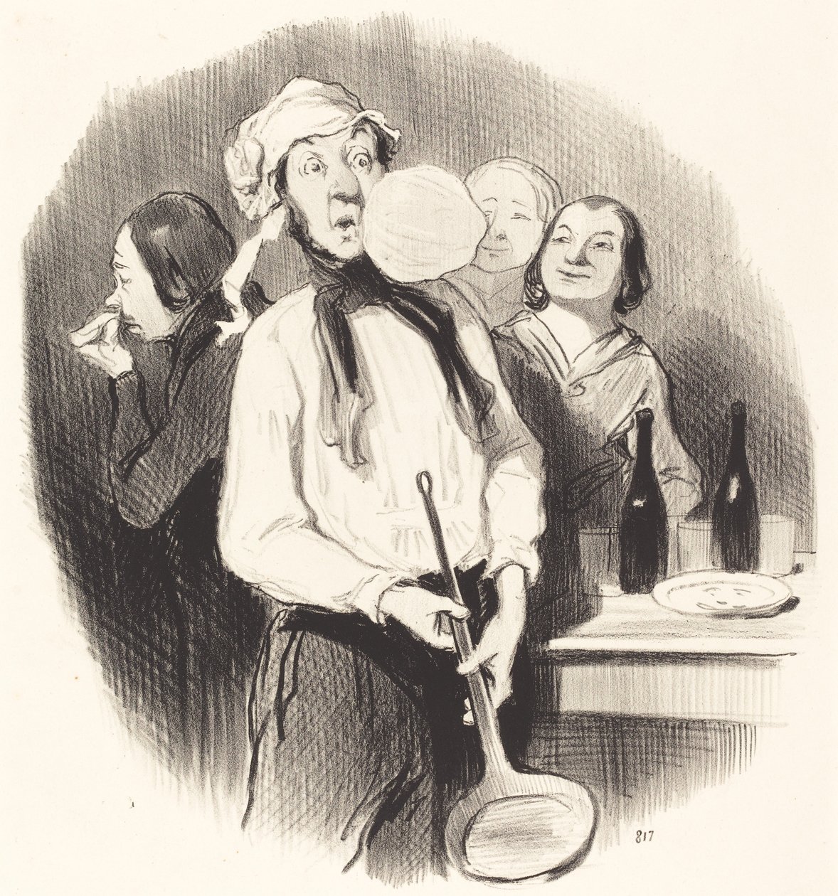 Die Crêpes von Honoré Daumier
