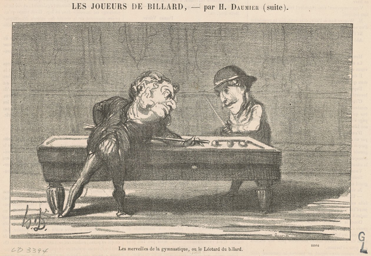 Die Wunder der Gymnastik ... von Honoré Daumier