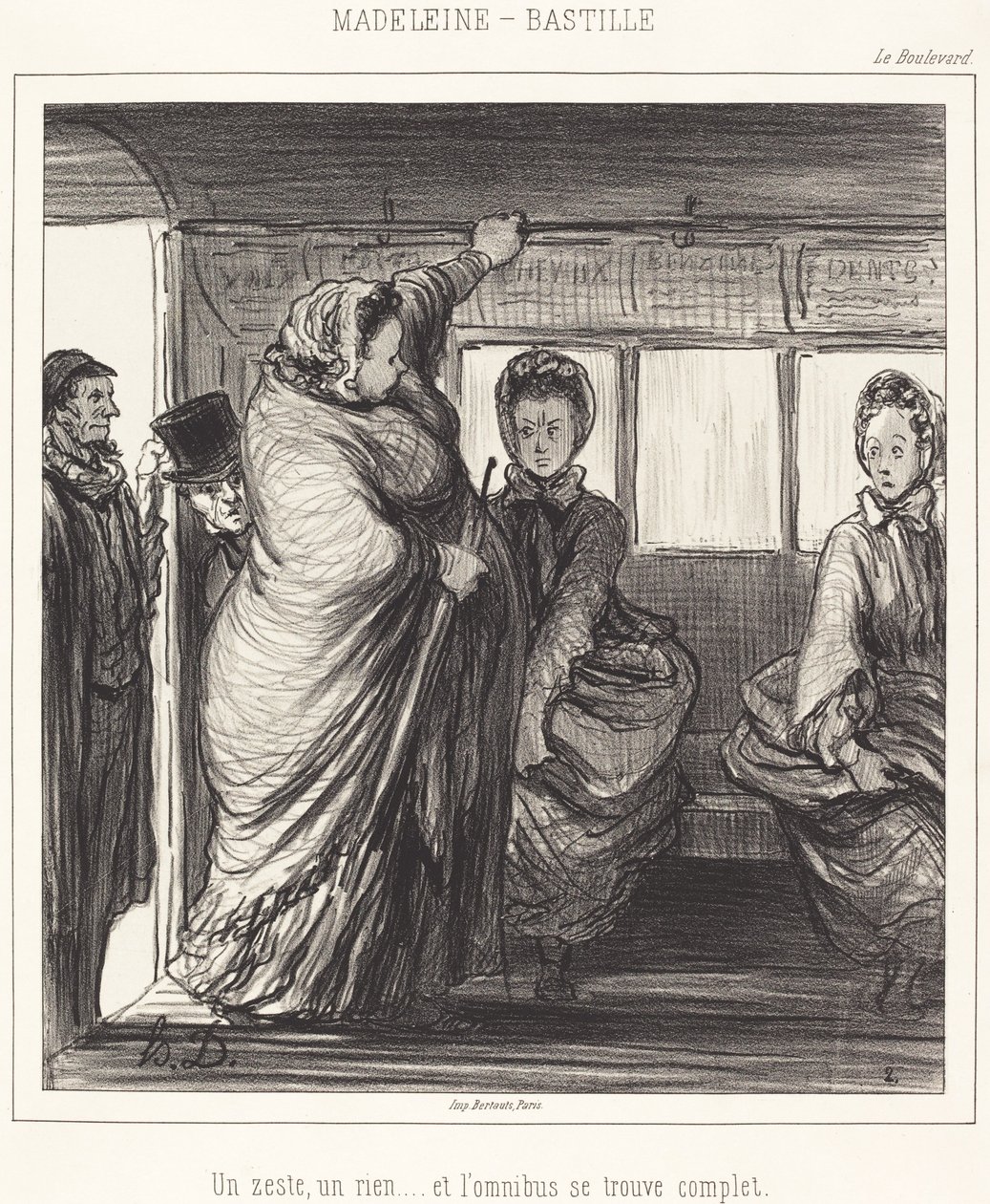 Madeleine-Bastille von Honoré Daumier