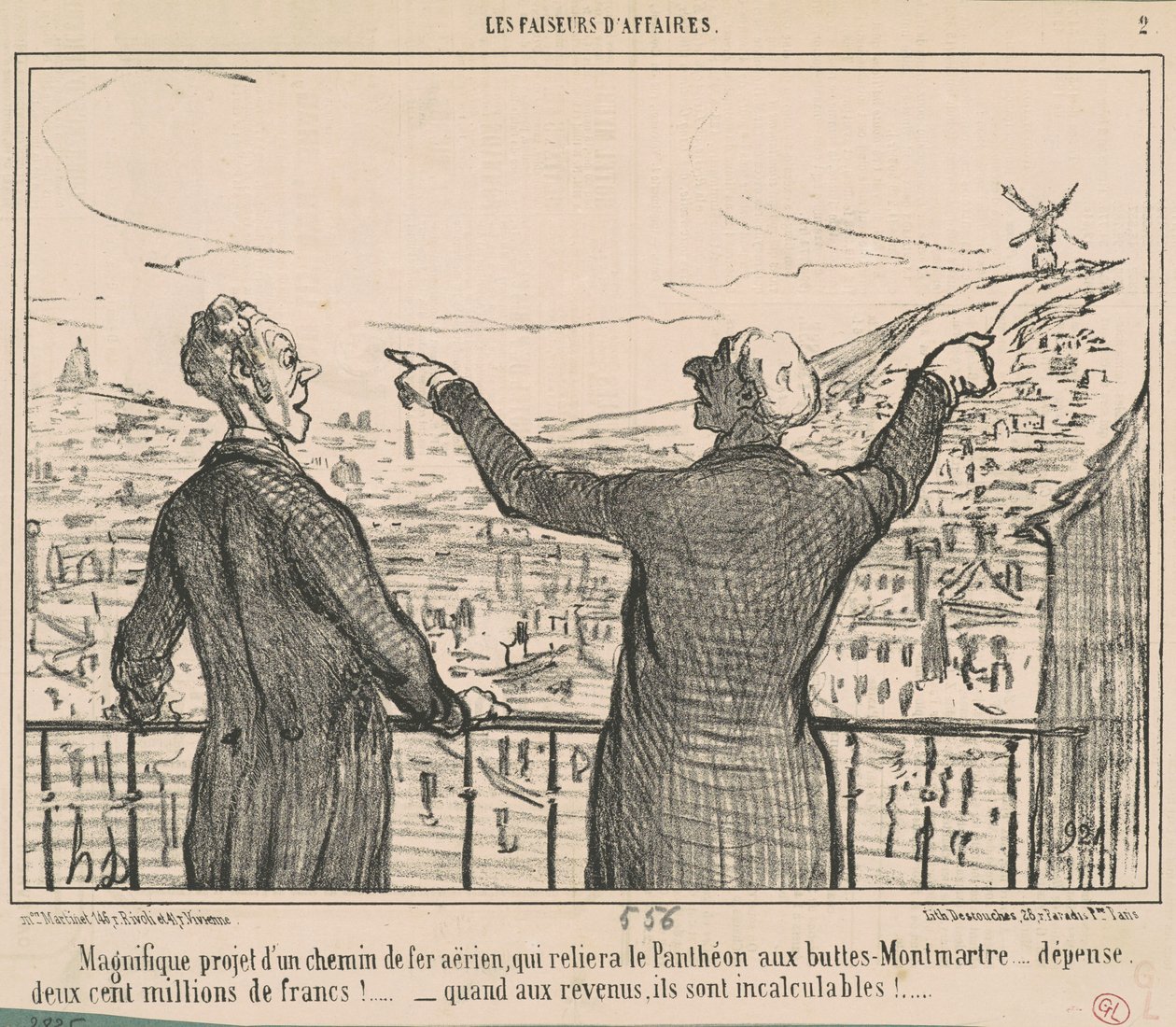 Großartiges Projekt ... von Honoré Daumier
