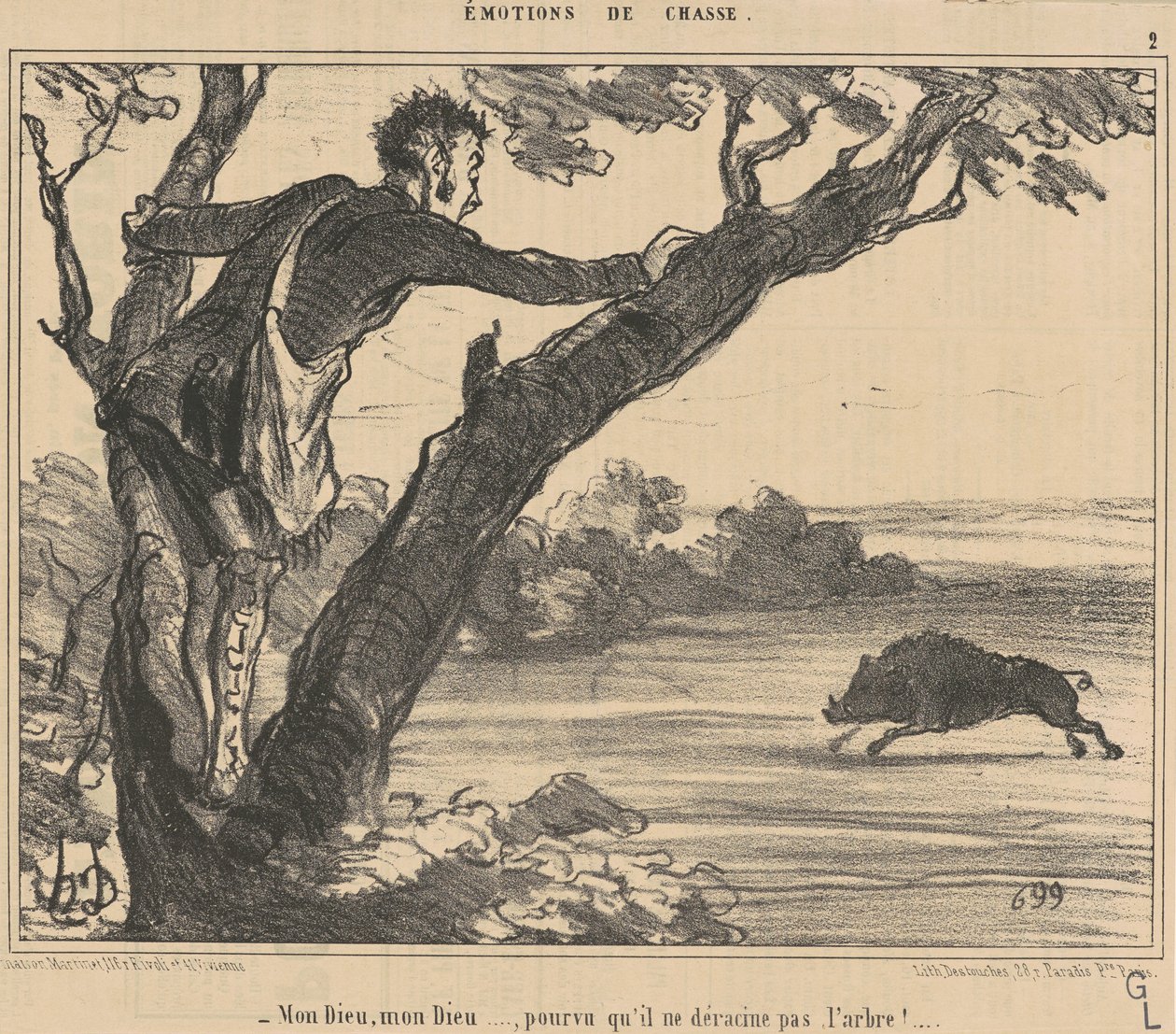 Mein Gott, mein Gott ... hoffentlich ... von Honoré Daumier