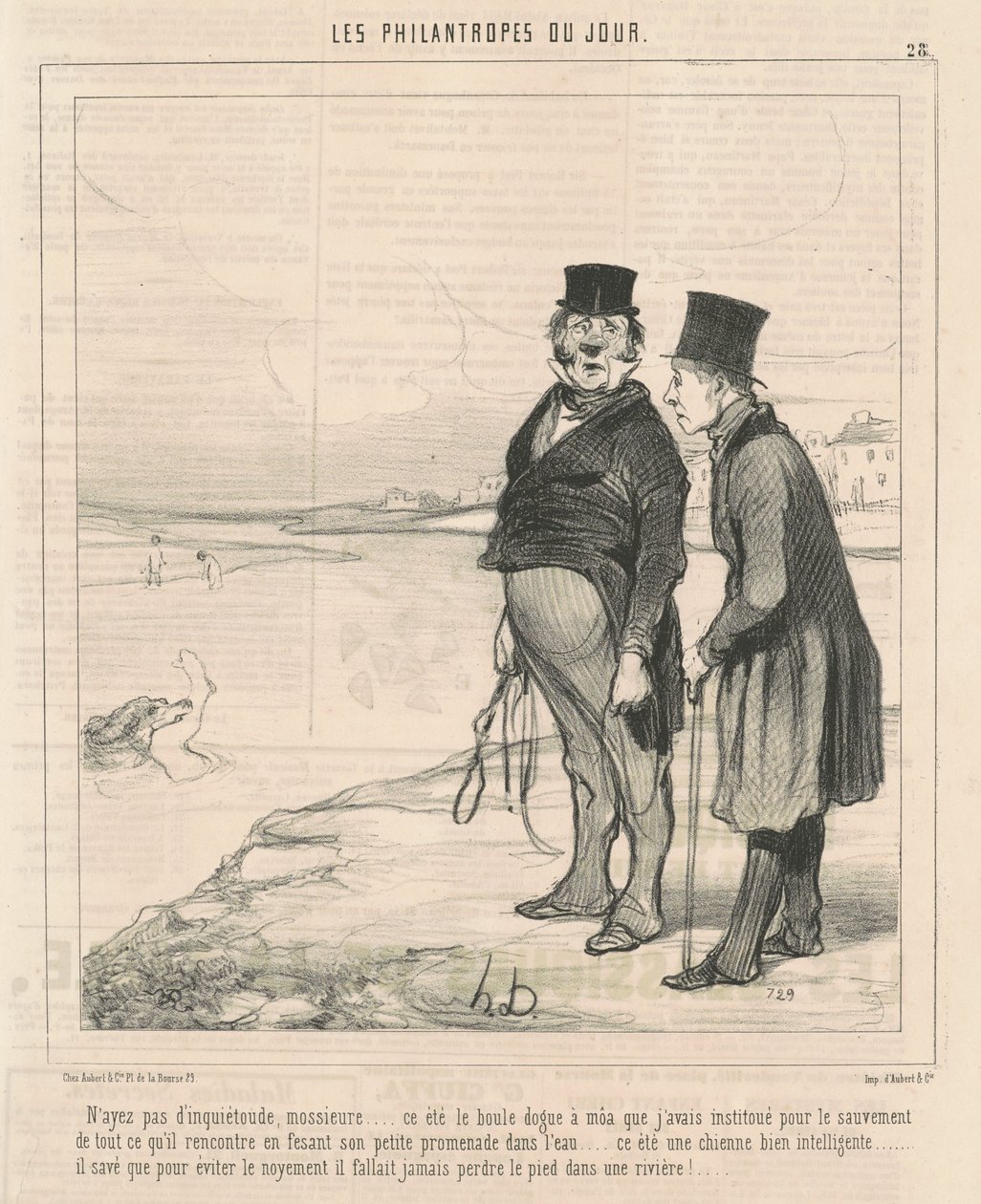Keine Sorge... von Honoré Daumier