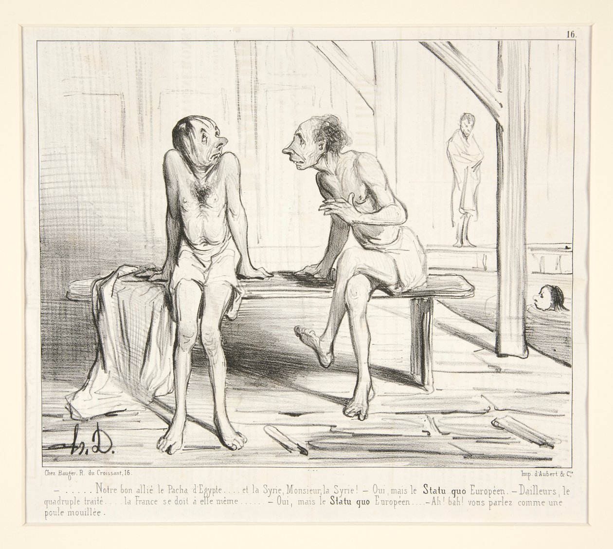 Unser guter Verbündeter der Pascha von von Honoré Daumier