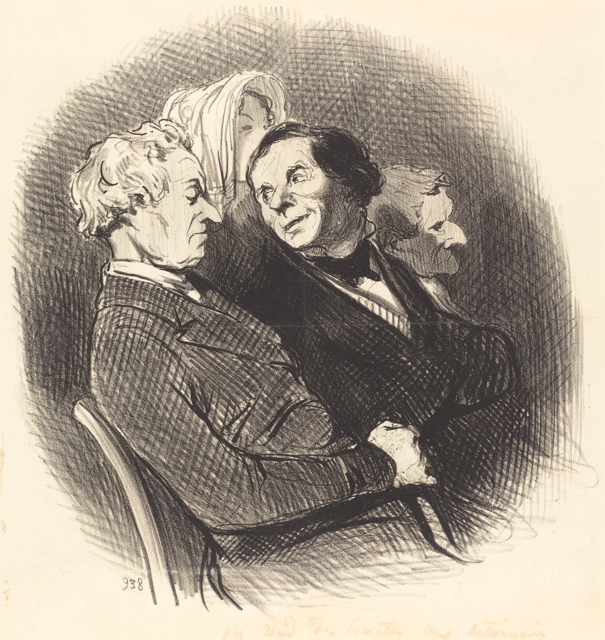 Man legt den Aktionären Rechenschaft ab von Honoré Daumier