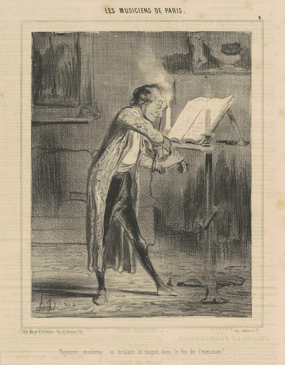 Moderner Paganini von Honoré Daumier