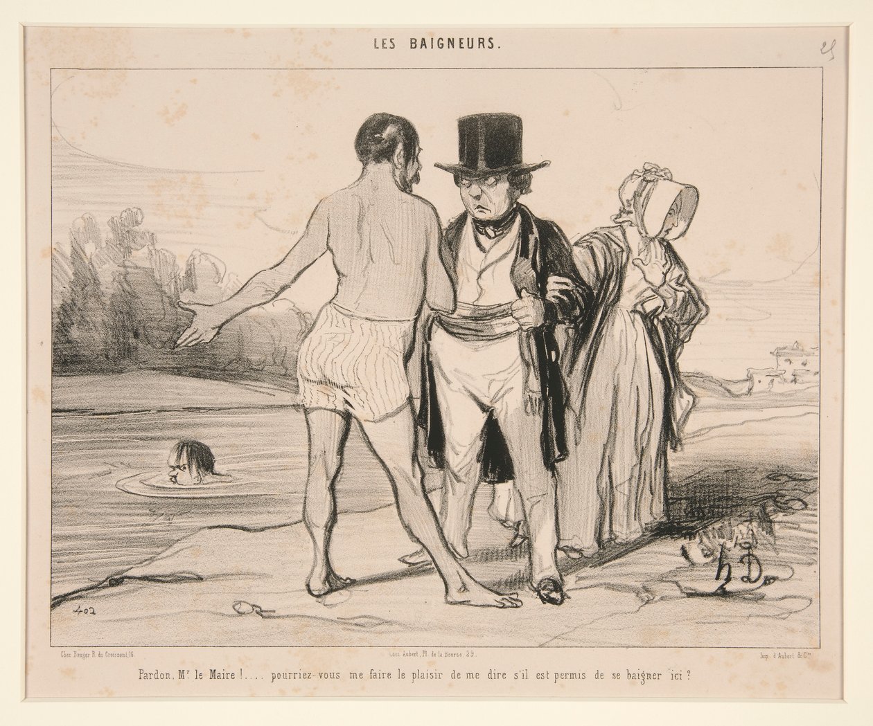 Entschuldigung, Herr Bürgermeister! von Honoré Daumier