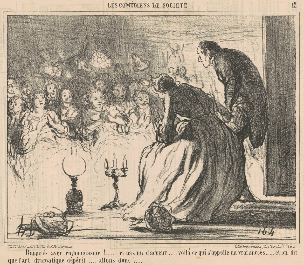 Rappelés avec enthousiasme! ... von Honoré Daumier