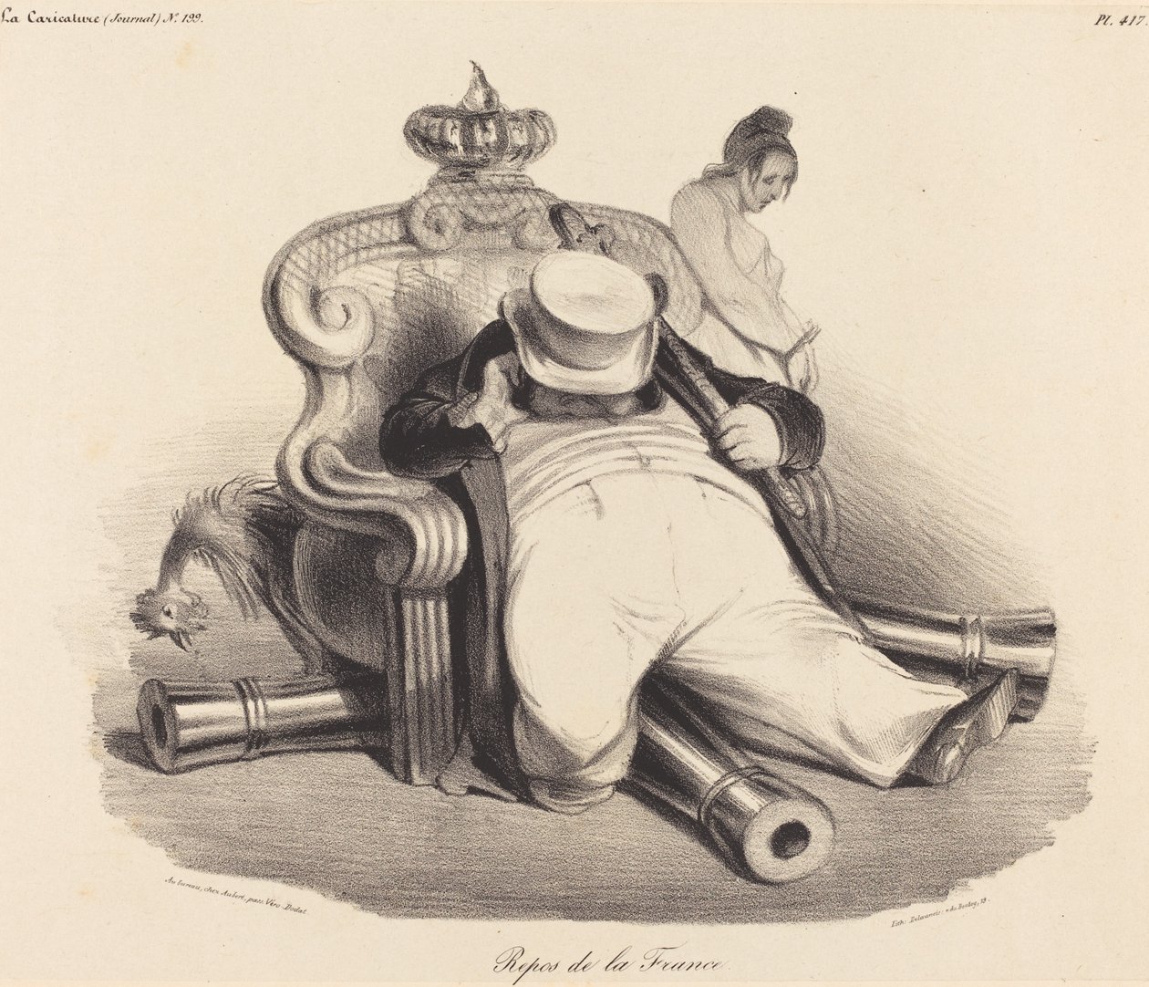 Ruhe Frankreichs von Honoré Daumier