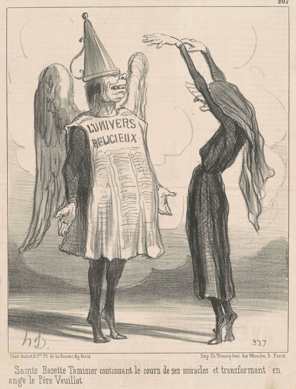 Heilige Rosette Tamisier ... von Honoré Daumier