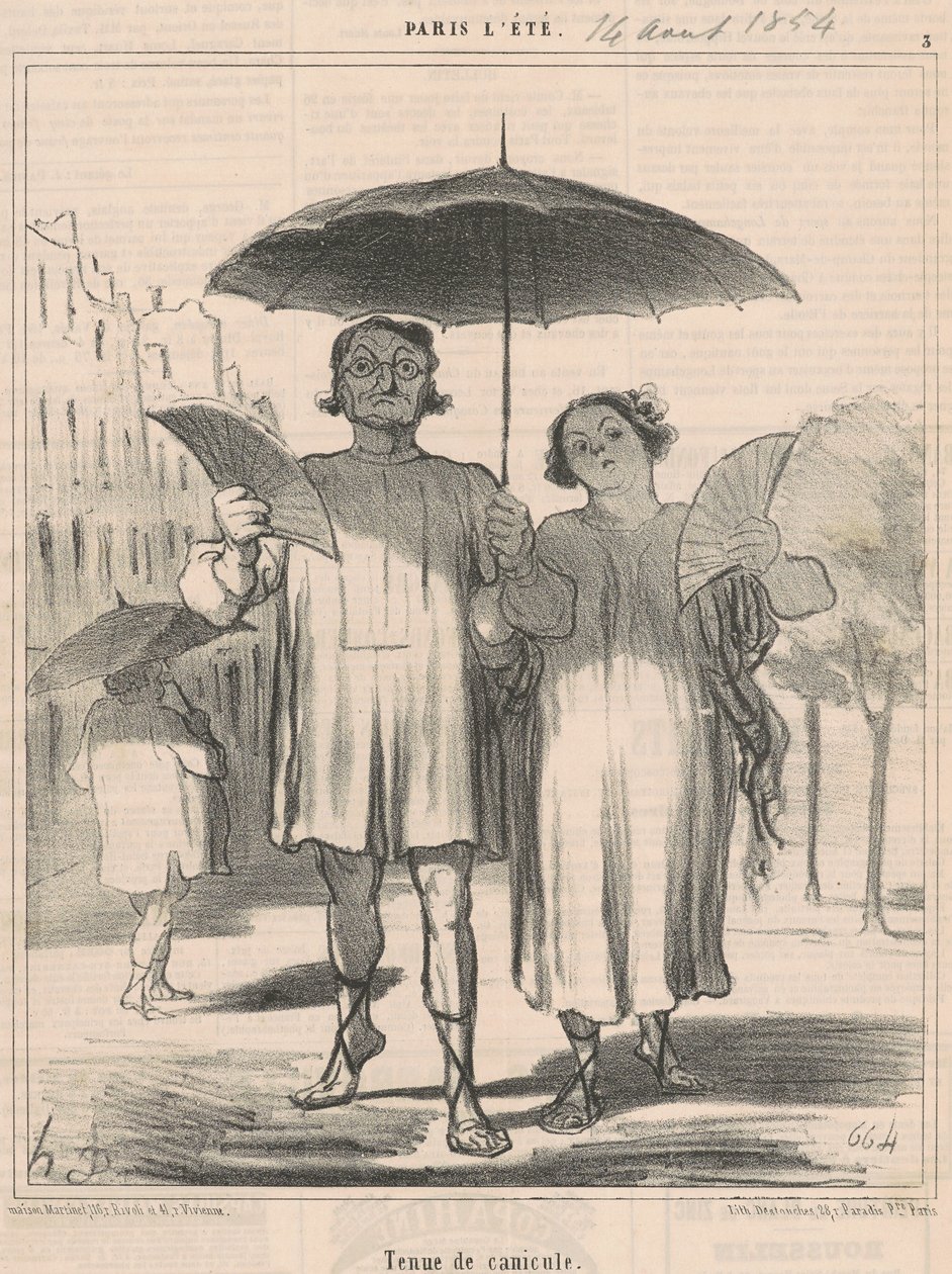 Hitzewelle-Outfit von Honoré Daumier