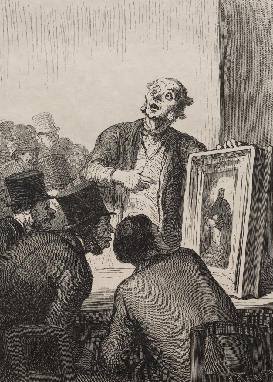 Der Auktionsraum: Der Experte von Honoré Daumier