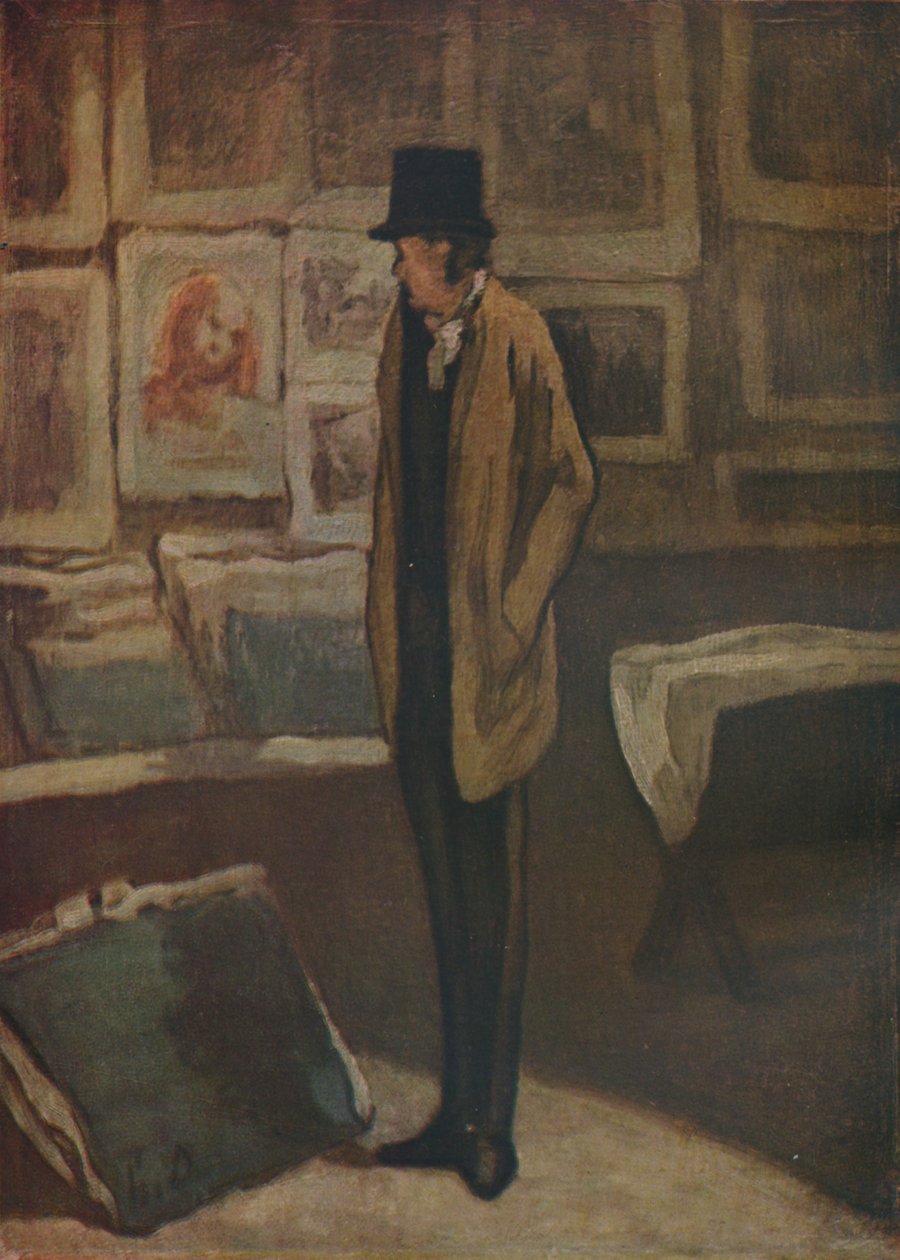 Der Druckliebhaber, 1857-1860, 1937 von Honoré Daumier